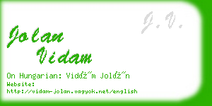 jolan vidam business card